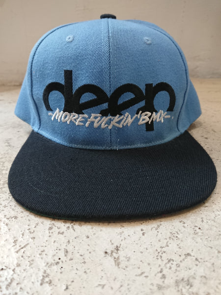 deepBMX SNAPBACK CAP - blue / black